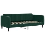  Dnevni krevet s madracem tamnozeleni 100 x 200 cm baršunasti | shoptok.hr