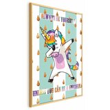  Plakat - Always Be Yourself 21x30 Zlatni okvir | shoptok.hr