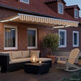Ručna zlačivna tenda s LED diodama 3,5 x 2,5 m | shoptok.hr