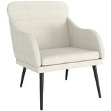 vidaXL Fotelj krem 63x76x80 cm žamet, (20929403) | Shoptok.si