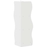  Kutna polica s policom Bijela visokog sjaja 34 x 33 x 102 cm | shoptok.hr