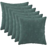  Jastuk s jastukom HEERLEN 6 kom. Morska plava Mikrofibra Flis - Morsko plava 30 x 30 cm 6 | shoptok.hr