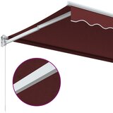 Tenda na ručno uvlačenje bordo 350 x 250 cm | Eponuda.com