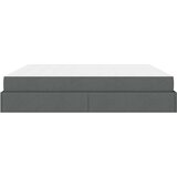  Okvir za krevet Tamno siva 200 x 200 cm tkanina | shoptok.hr
