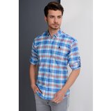 Dewberry G663 MEN'S SHIRT-TURQUOISE | Shoptok.si