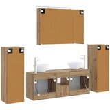  Set namještaja za kupaonicu 6 kom. Hrast artisan | shoptok.hr