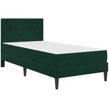  Okvir kreveta s madracem Tamnozelena 90 x 200 cm Baršun | shoptok.hr