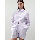Reserved - Prugaste kratke hlače - boja lavande | shoptok.hr