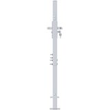  Vrtna vrata Srebrno 85 x 97 cm Nehrđajući čelik | shoptok.hr