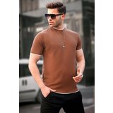 Madmext T-Shirt - Brown - Fitted Cene