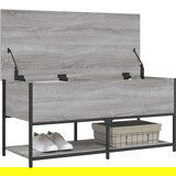  Klupa za pohranu siva boja hrasta 100x42 5x47 cm drvena | shoptok.hr