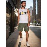 DStreet Męska koszulka bez rękawów biała | shoptok.hr