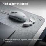 DELTAHUB Podloga za miško Minimalistic Desk Mat-Svetlo siva (S), 63 × 28 cm | Shoptok.si