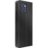 AVIZAR Preklopna Torbica za Motorola Edge 70 s Spleteno Teksturo in Stojalom, Črna, (5000274135) | Shoptok.si