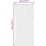  Zavjesa protiv insekata Chenille Siva i bijela 90 x 200 cm | shoptok.hr
