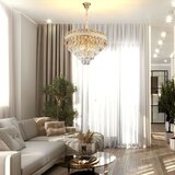 Toolight Visilica s kristalima G048-CP 50CM GOLD | shoptok.hr
