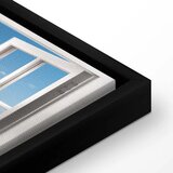  Slika - Window: View of the Beach 60x40 U crnom drvenom okviru | shoptok.hr