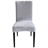  Navlaka za stolicu rastezljiva Velvet siva 45x52 cm, set od 2 kom | shoptok.hr
