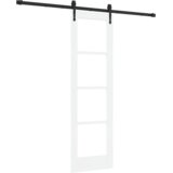  Drsna vrata Bela 61 x 198.5 cm Les in kovina, (5000123012) | Shoptok.si