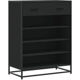 Ormarić za cipele crni 75x38x97,5 cm Konstruirano drvo i metal | Eponuda.ba