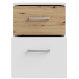  Noćni stočić URO hrast artisan/bela | Eponuda.com