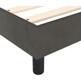  Okvir za krevet s oprugom tamnosivi 80x200 cm baršunasti | shoptok.hr