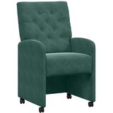  Blagovačke stolice s kotačima 2 pcs Tamnozelena 58 x 67 x 97 cm | Eponuda.ba