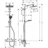 Hansgrohe termostatska armatura Crometta E 240 1jet Ecosmart (27281000) Cene