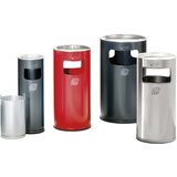 VAR Kombiniran pepelnik, prostornina 17 l, VxØ 660 x 230 mm, jeklo, antraciten | Shoptok.si