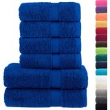  6-dijelni vrhunski set ručnika SOLUND plavi 600 gsm | shoptok.hr