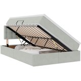  LED krevet za pohranu s madracem Svjetlosiva 120 x 200 cm | shoptok.hr