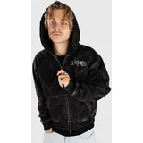 Prisoner Zip Hoodie black