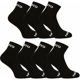 Nedeto 7PACK socks ankle black Cene