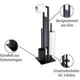 Wenko Mat crni željezan držač za WC papir Rivalta – | shoptok.hr