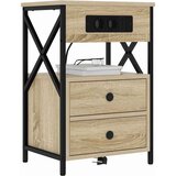  Noćni ormar s ladicama 2 pcs Sonoma hrast 40 x 31 x 60 cm | Eponuda.com