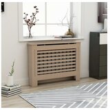  Pokrov za radijator 112 x 19 x 81 cm mdf | shoptok.hr