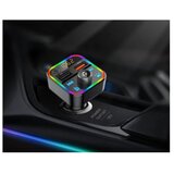 Prosto BT FM transmiter i USB auto punjač, MP3 plejer, BASS boost, RGB
