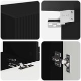  Namestitev na steno 6 pcs Črna - - črna - 78.74 - 98 x 31 x 29,5 cm - 2025-vidaXL-Uvoz_2 | Shoptok.si