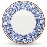 BonBistro Bijeli/plavi porculanski tanjur za serviranje ø 32 cm Azul – Cijene