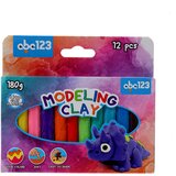 ABC123 Plastelin 180 g, 12 kosov Cene