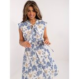 Italy Moda Dress-DHJ-SK-5095.21-white-blue | shoptok.hr