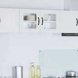 vidaXL Stenska kuhinjska omarica Visok sijaj bela 80 x 31 x 40 cm | Shoptok.si