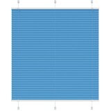 vidaXL Plisirana senčila modra 115x100 cm, širina blaga 114,4 cm, poliester, (5000297819) | Shoptok.si