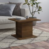 vidaXL stolić za kavu boja smeđeg hrasta 55,5x55,5x40 cm od iverice Cijene
