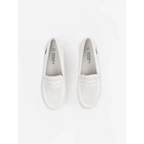 GOODIN White loafers with a thick sole | shoptok.hr