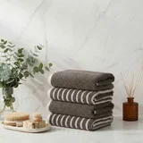 Melange - Anthracite Anthracite Hand Towel Set (4 Pieces)