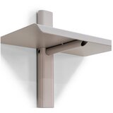 Spinder Design Sivo-bež kovinska polica 28 cm Hola – | Shoptok.si