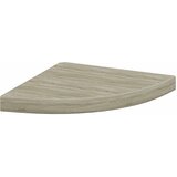  Plutajuće kutne police 4 kom boja hrasta 35 x 35 x 3,8 cm MDF | shoptok.hr