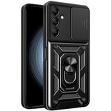Onasi silikonski ovitek Armor Ring za Samsung Galaxy A16, črna | Shoptok.si