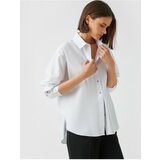 Koton Shirt - White - Oversize Cene'.'